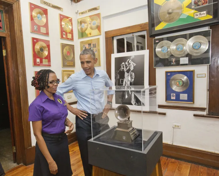 Barack Obama u muzeju Boba Marleyja
