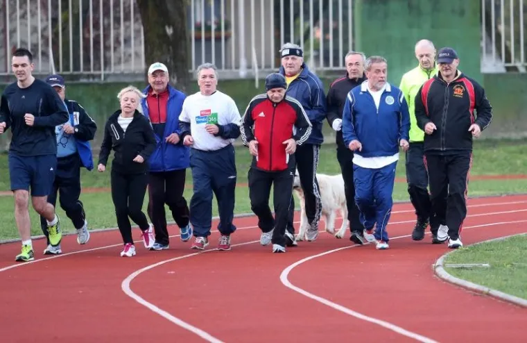 Milan Bandić na trčanju u ranu zoru