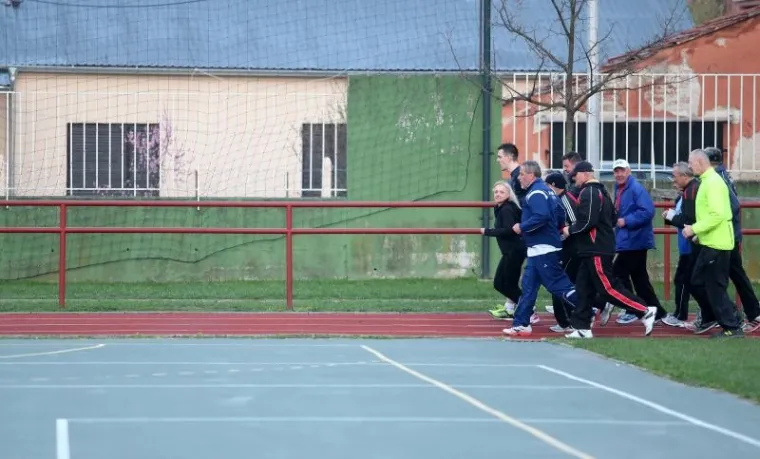 Milan Bandić na trčanju u ranu zoru