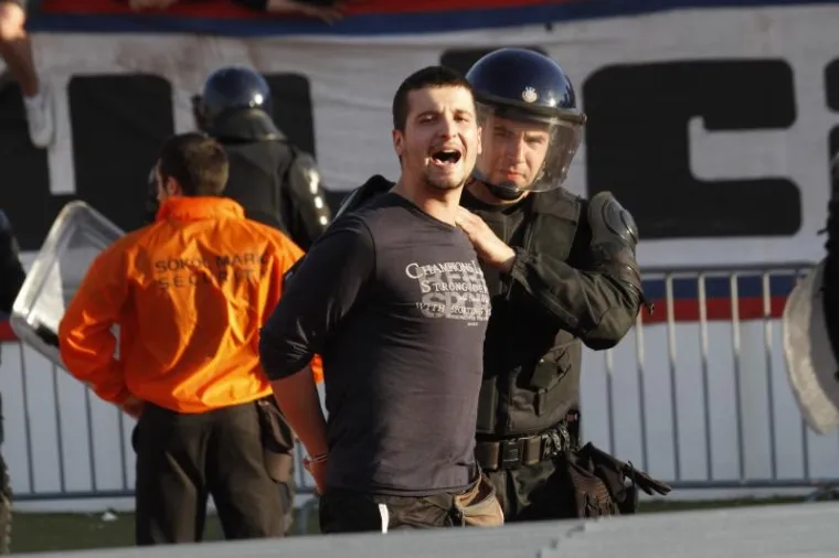 Neredi nakon utakmice Split-Hajduk