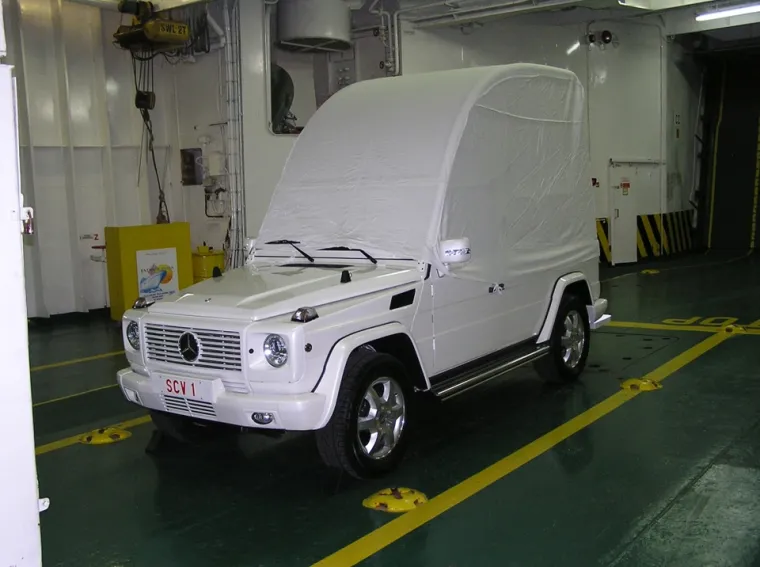 Papamobil stigao u Split Jadrolinijinim brodom "Marko Polo"