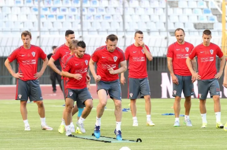 VATRENI SPREMNI: Posljednji trening prije Talijana