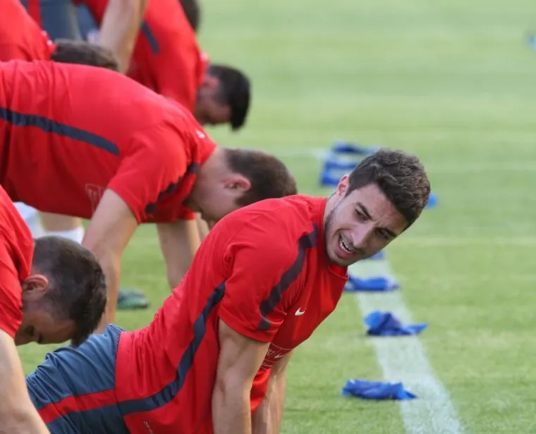 VATRENI SPREMNI: Posljednji trening prije Talijana