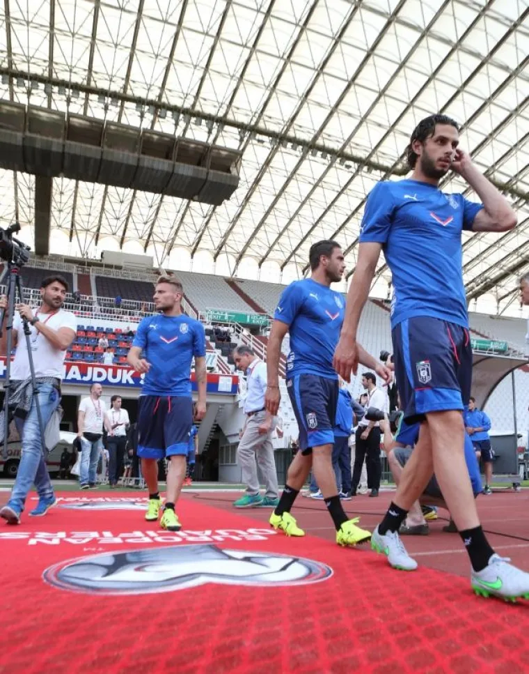 ISPROBALI POLJUD: Pogledajte trening talijanskih nogometa&scaron;a u Splitu