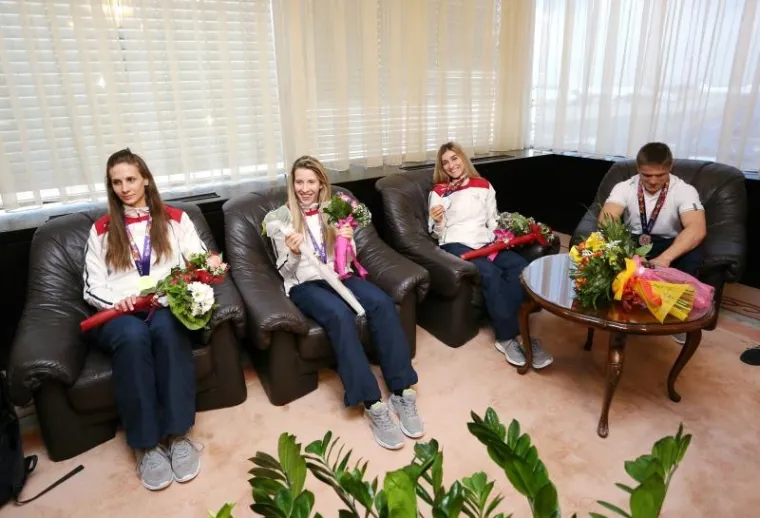 DOBAR POSAO: Dočekani osvajači medalja na Europskim igrama