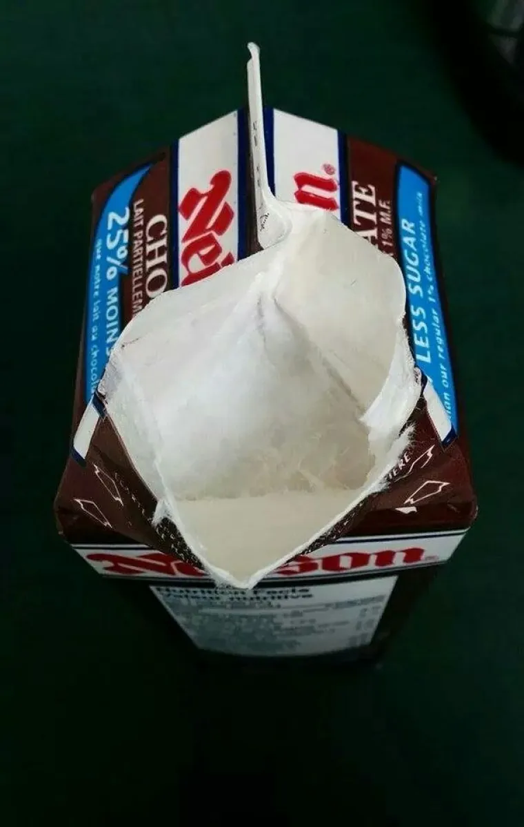 Mlijeko... uvijek problemi s otvaranjem mlijeka