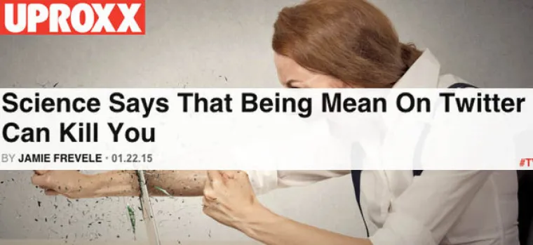 Grubost na Twitteru vas može ubiti