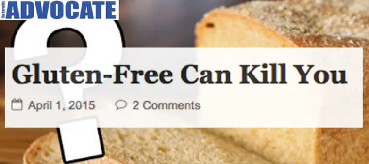 Dijeta bez glutena vas može ubiti