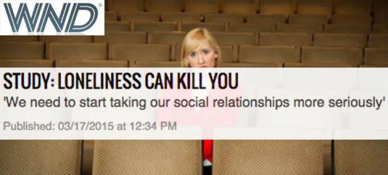 Usamljenost vas može ubiti