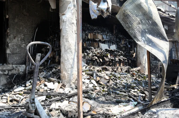 Izgorjela vinarija Grgić