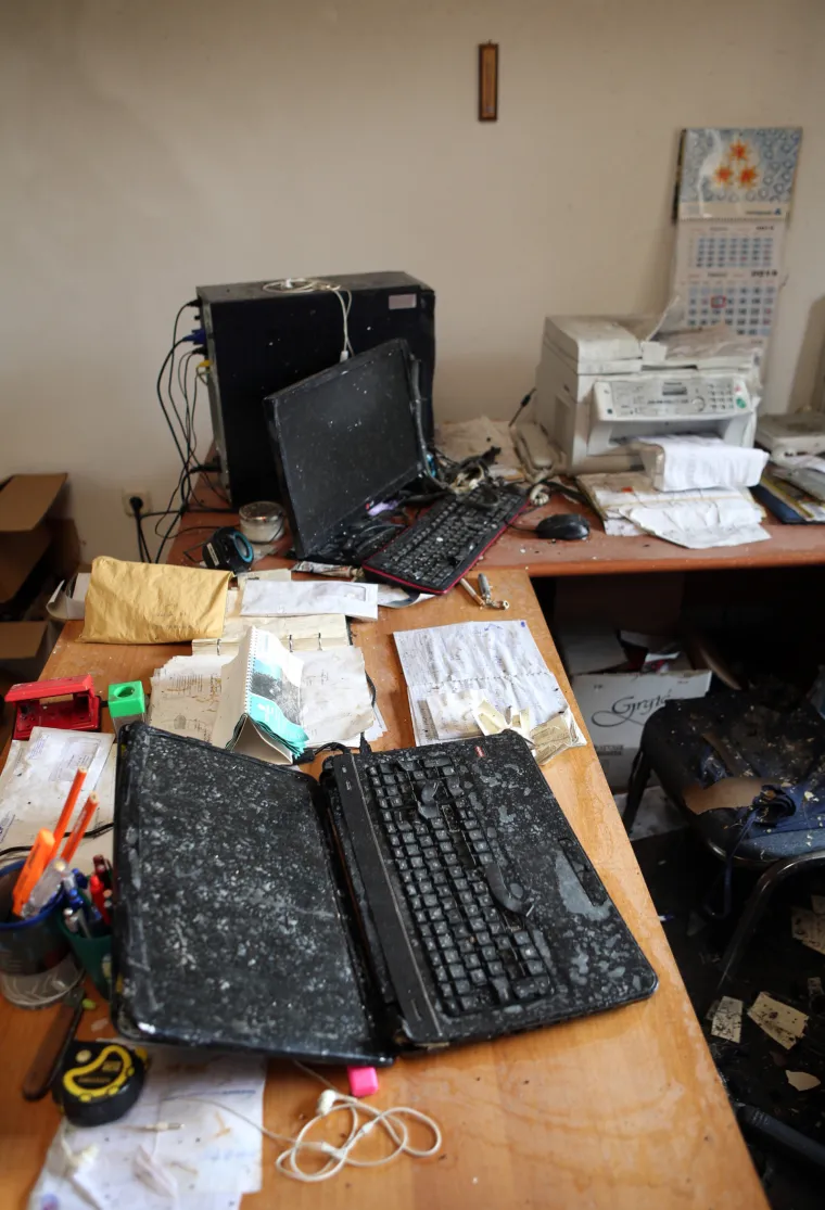 Izgorjela vinarija Grgić