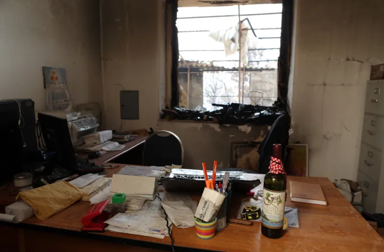 Izgorjela vinarija Grgić