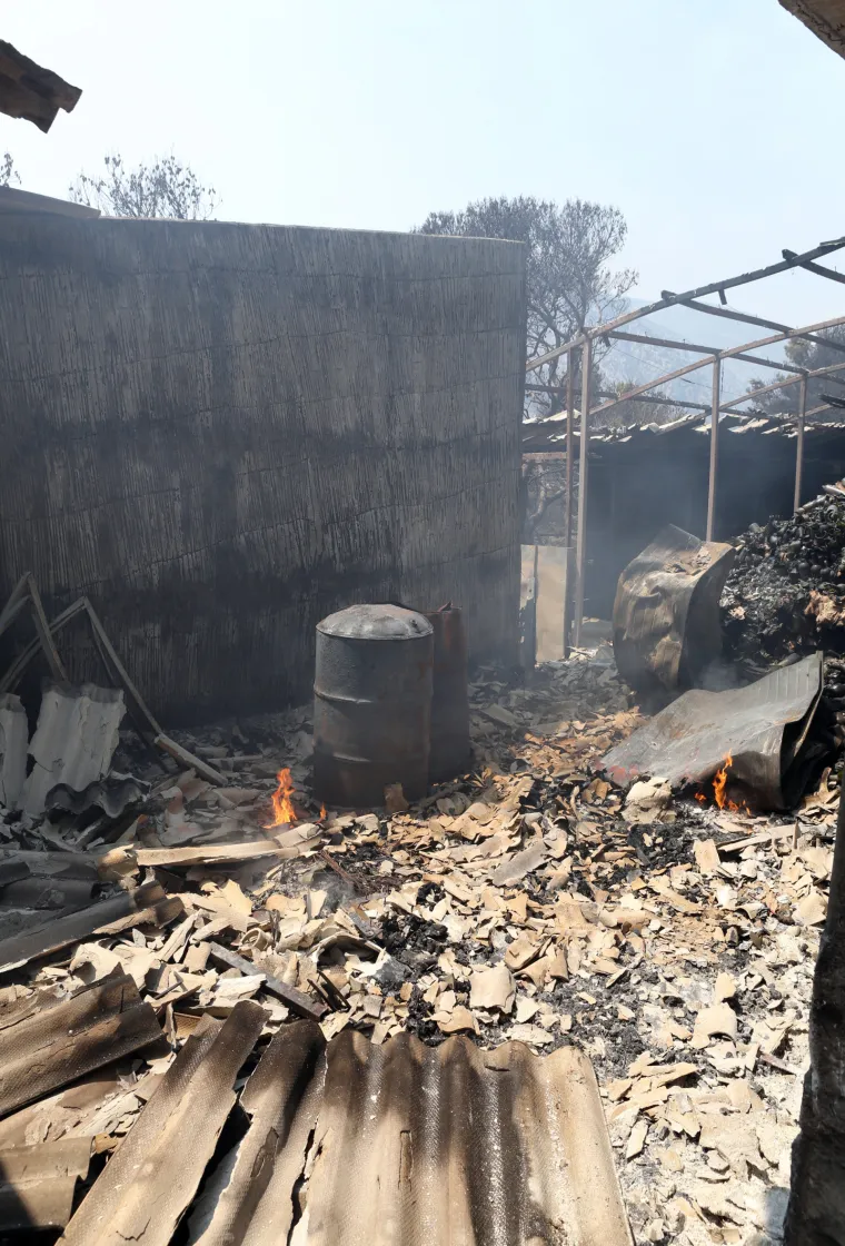 Izgorjela vinarija Grgić