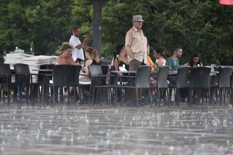 Sparinu u Zagrebu napokon je ublažila ki&scaron;a.