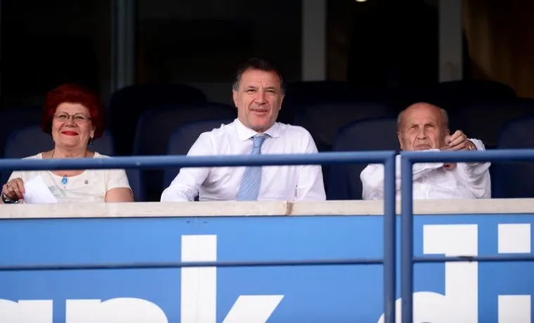 Prvu prvenstvenu pobjedu Dinama nad Interom iz Zapre&scaron;ića Mamić i Bari&scaron;ić pratili su iz svečane lože.