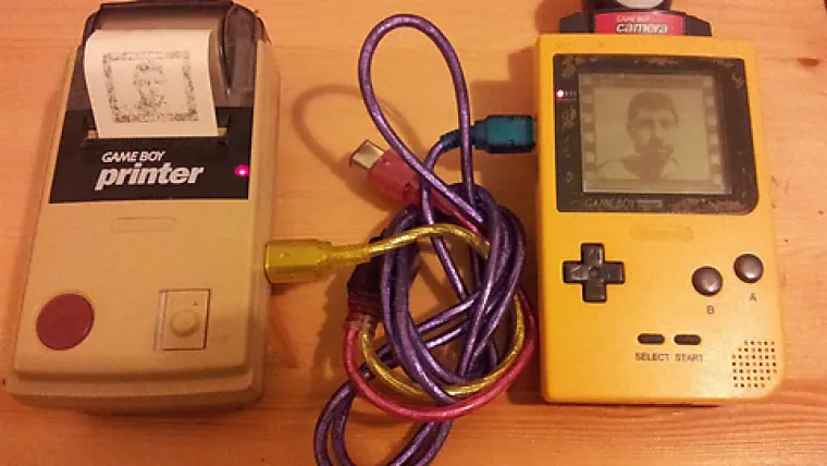 Gameboy selfie - 1995.
