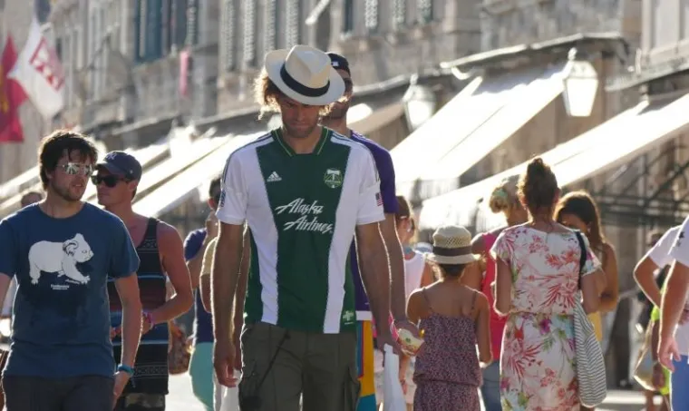 ŠETNJA STRADUNOM: Slavni blizanci posjetili Dubrovnik