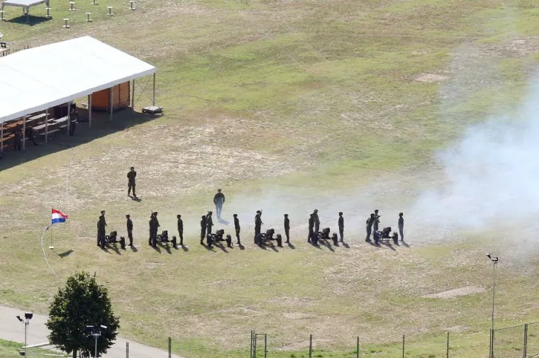 Uoči proslave 20. obljetnice vojno-redarstvene akcije Oluja u Kninu održana generalna proba