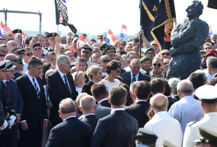 Svečana proslava 20. obljetnice oslobodilačke akcije 'Oluje' u Kninu