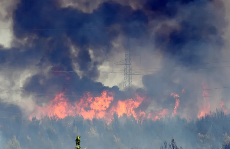 Požar kod &Scaron;ibenika