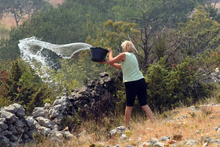 Požar kod &Scaron;ibenika