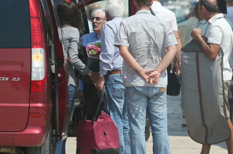Bernie Ecclestone s djevojkom stigao u Trogir
