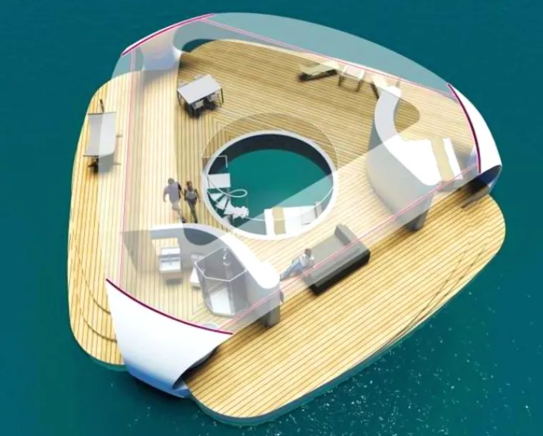 Samostalni objekti su dizajnirani na način da se njihovi dodaci mogu prilagoditi stanovnicima  prema točno određenim specifikacijama. Svaka SeaScape vila može imati ​​sunčali&scaron;te ili natkriveni bazen, pa ovaj trokutasti brod može biti duljine od 170 metara. Ako vam se to čini preveliko su u i manje jedinice od 65 metara duljine koje su vam također dostupne.