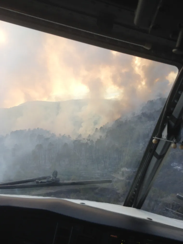 Pravi razmjeri požara ponekad se najbolje vide iz zraka.