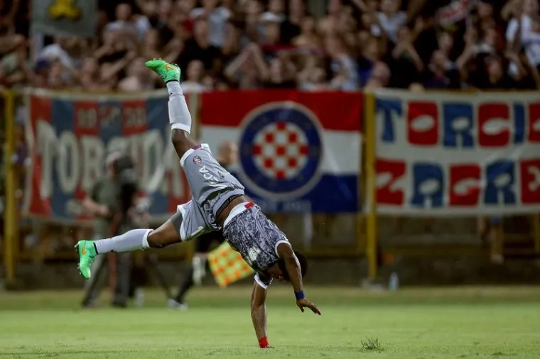 Franck Ohandza je zabio svoj prvijenac za Hajduk u prvenstvu.