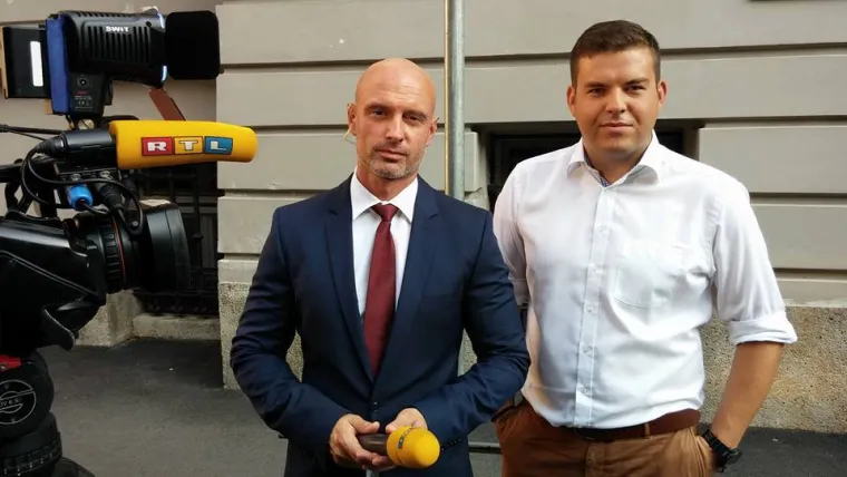 Reporteri Boris Mišević i Goran Latković