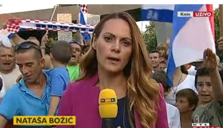 Javljanje uživo naše reporterke Nataše Božić iz Knina za 20. obljetnicu Oluje
