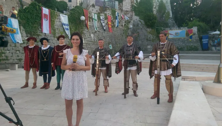 Reporterka Ida Balen na Rabskoj fjeri