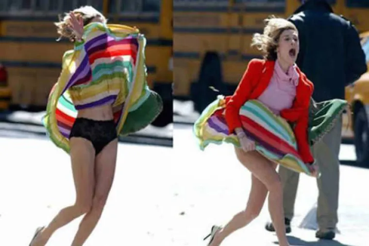 Jak vjetar poigrao se s njihovim lepr&scaron;avim haljinicama, ali prema drugim stvarima nema milosti