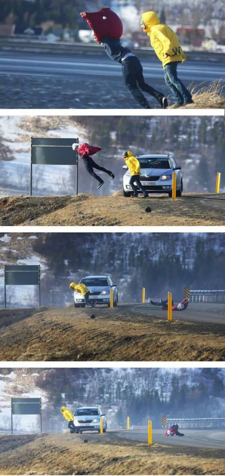 Jak vjetar poigrao se s njihovim lepr&scaron;avim haljinicama, ali prema drugim stvarima nema milosti