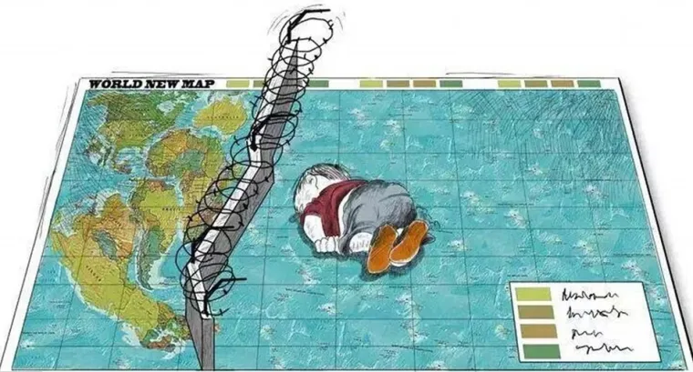 Svijet potresnim ilustracijama oplakuje tragičnu smrt trogodi&scaron;njeg sirijskog dječaka