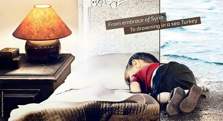 Svijet potresnim ilustracijama oplakuje tragičnu smrt trogodi&scaron;njeg sirijskog dječaka