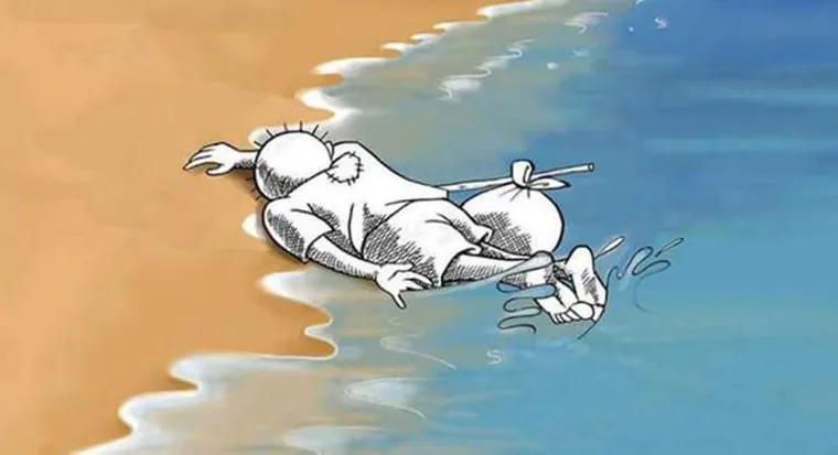 Svijet potresnim ilustracijama oplakuje tragičnu smrt trogodi&scaron;njeg sirijskog dječaka