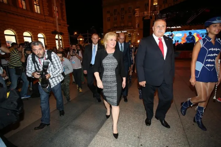 Na Trgu bana Josipa Jelačića u Zagrebu održano je svečano otvorenje europskog natjecanja u ko&scaron;arci Eurobasket 2015.