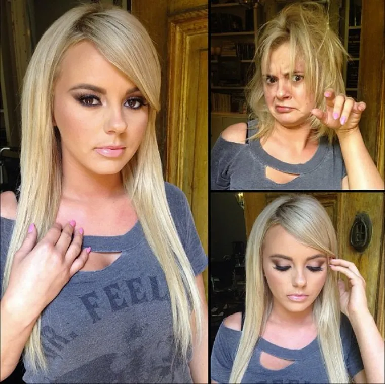 Vizažistica radi čuda od porno glumica, pogledajte njihovu preobrazbu