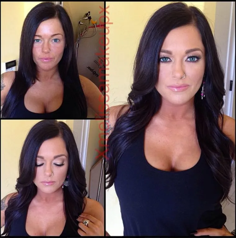 Vizažistica radi čuda od porno glumica, pogledajte njihovu preobrazbu