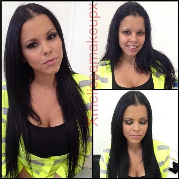 Vizažistica radi čuda od porno glumica, pogledajte njihovu preobrazbu