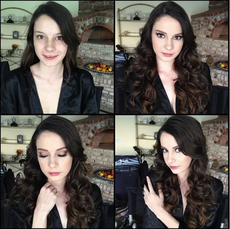 Vizažistica radi čuda od porno glumica, pogledajte njihovu preobrazbu