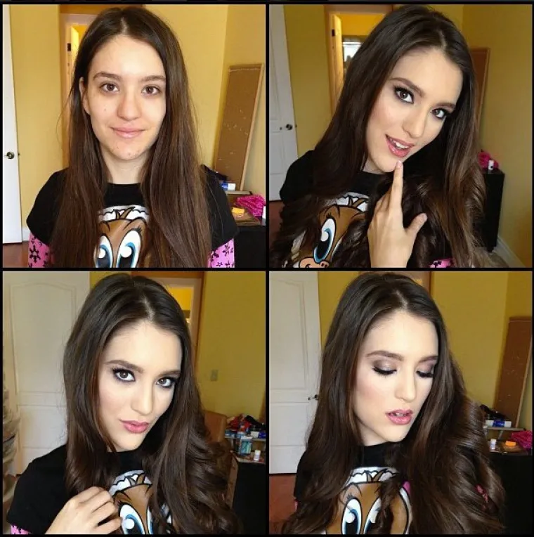 Vizažistica radi čuda od porno glumica, pogledajte njihovu preobrazbu