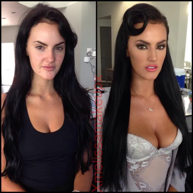 Vizažistica radi čuda od porno glumica, pogledajte njihovu preobrazbu