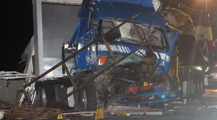 Sudar tri kamiona na autocesti A1