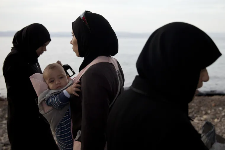 Iskrcavanje izbjeglica na obalu Lesbosa