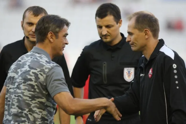 U susretu 9. kola Prve HNL u Splitu su nogometa&scaron;i Hajduka slavili protiv Zagreba s 1-0 (1-0) i probili se na drugo mjesto ljestvice.