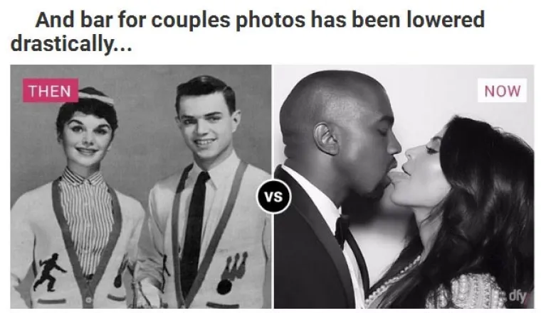 Nekad su se parovi fotografirali sa stilom.