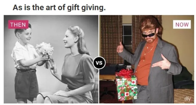 A i darivanje je bilo posve drugačije.