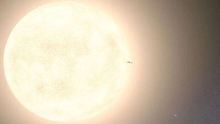 Sunce je poprilično veliko.